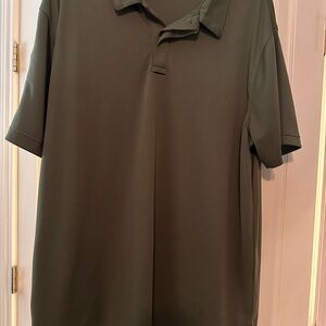 Brand new Men’s XL Polo with pen holder on arm sleeve . No tags. Olive Green